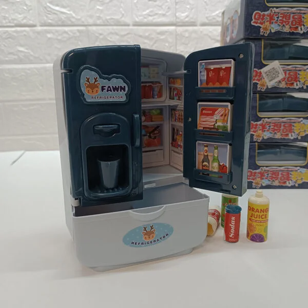 Réfrigérateur Jouet pour Enfants Design Mignon avec Faon