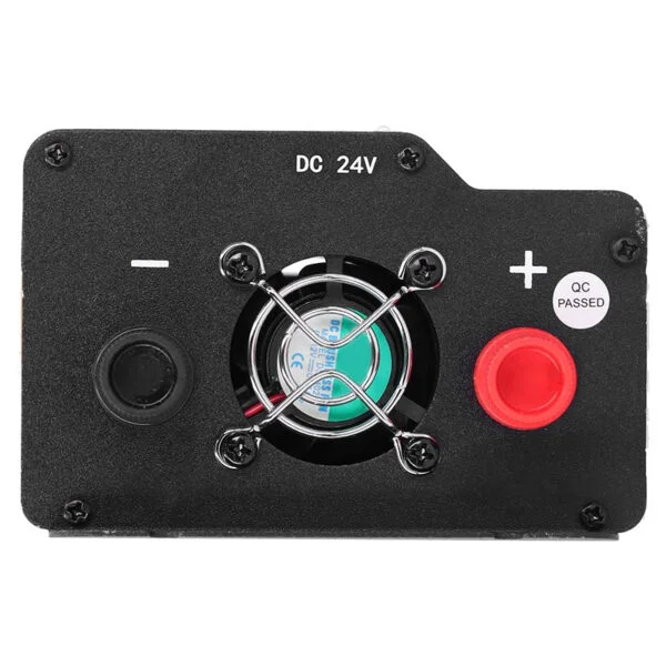 Onduleur sinusoïdal modifié DC 24V à AC 220V 6000W Convertisseur d’alimentation de Voiture avec 4 Ports USB et Prises AC, pour extérieur et Maison (6000w 24V à 220V)