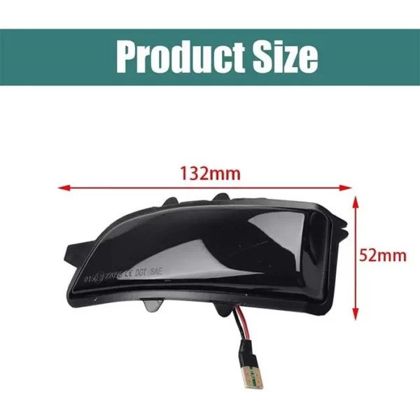 Clignotant Dynamique LED de rétroviseur latéral pour Volvo S80 C30 C70 S40 S60…