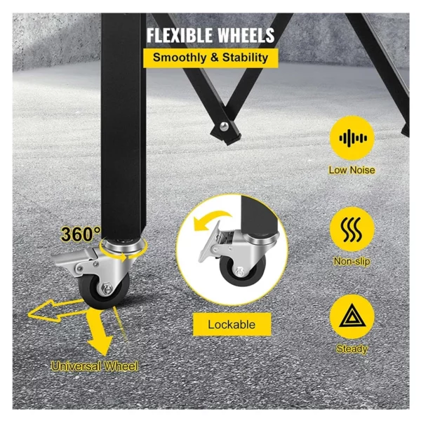 Porte de sécurité pliante simple, porte pliante de 122 cm de haut x 168 cm de large, porte de sécurité accordéon en acier, porte de sécurité extensible