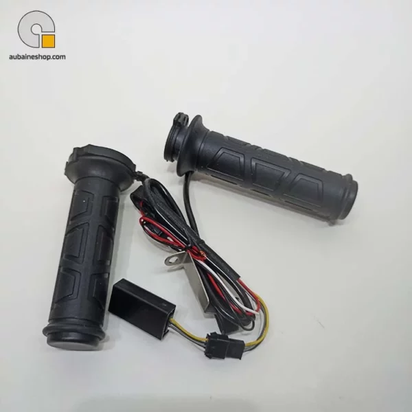 Poignées universelles Chauffantes réglables pour moto thermostat 4 vitesses