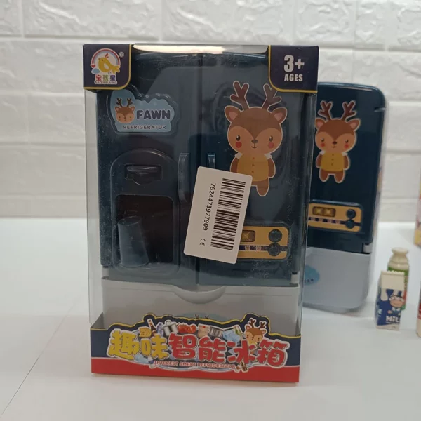 Réfrigérateur Jouet pour Enfants Design Mignon avec Faon