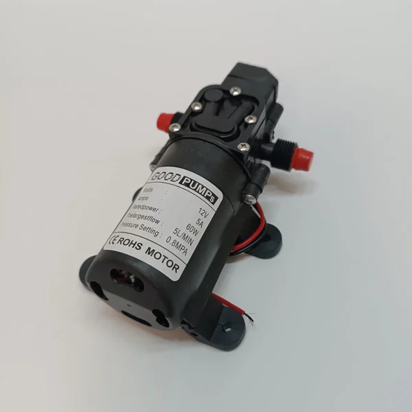 Pompe à eau électrique 12V – 6L/min – 0.8MPa – Diaphragme